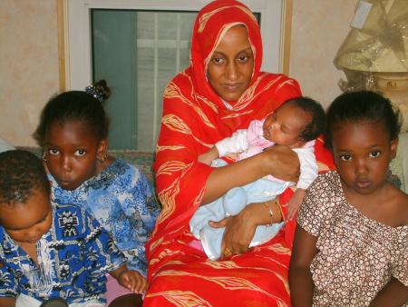 nene rougui avec mes petits